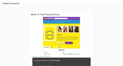 Desktop Screenshot of iseekpasswords.com